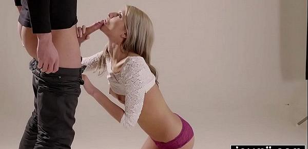 Model Gina Gerson seduces best friends boyfriend and let him cum in her mouth
